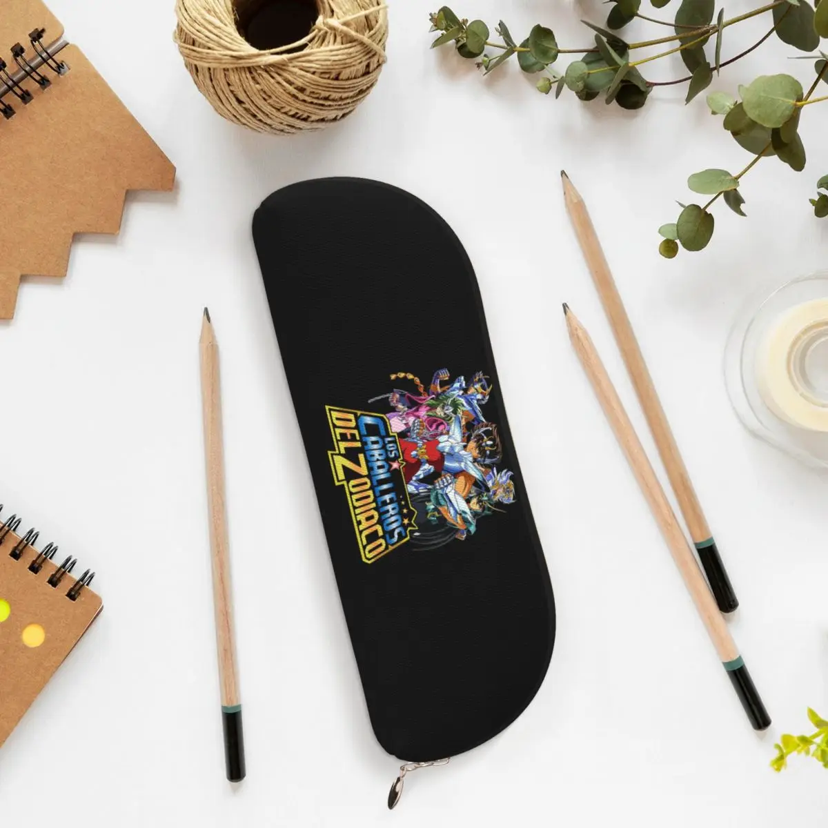 

Knights Of The Zodiac Saint Seiya Pencil Cases Pencil Pouch Storage Stationery Supplies Large Storage Pen Box Pencil Bag