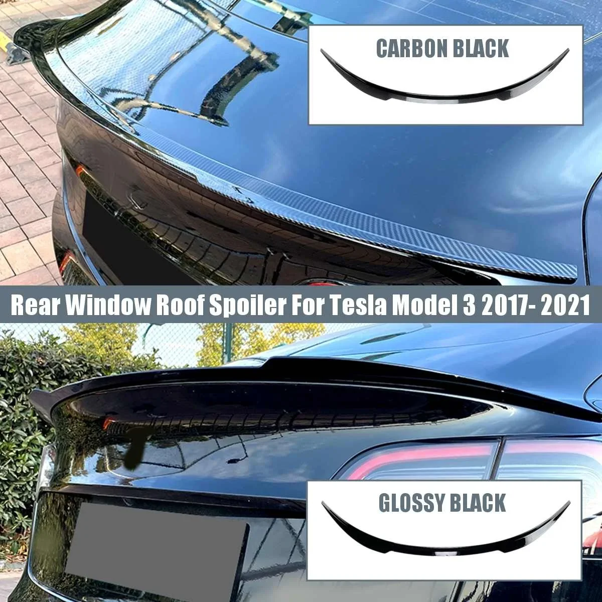 

High Quality Car Rear Trunk Boot Lip Spoiler Wing Lid For Tesla Model 3 Model Y 2017-2021 2022 Rear Spoiler Lip Wing Body Kit