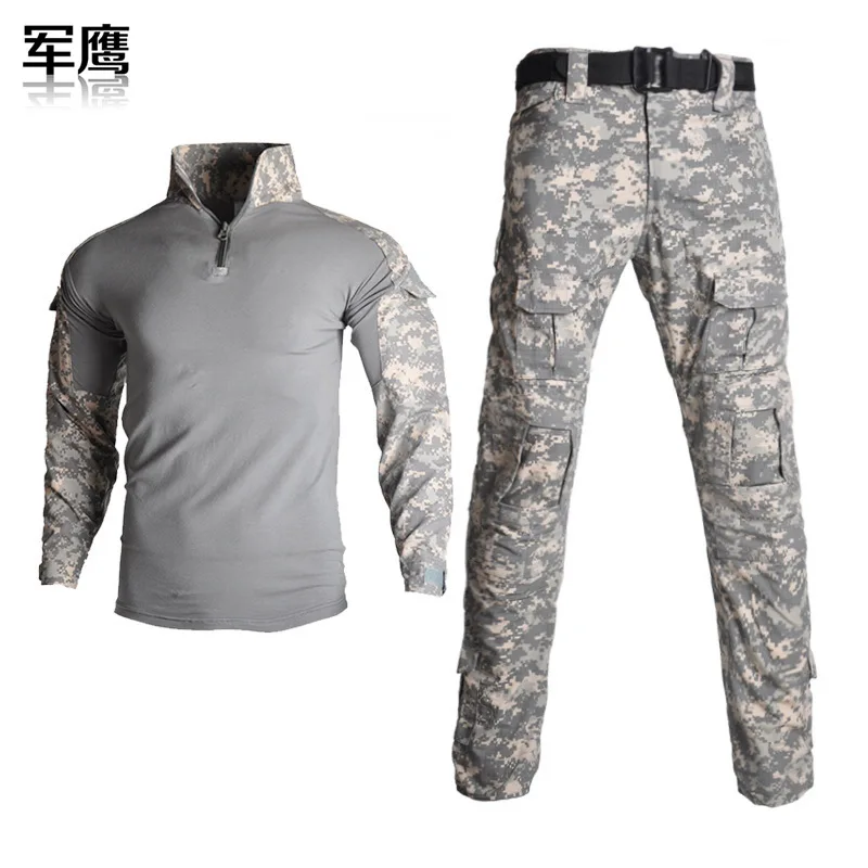 G2 Frog Suit Camo Zweiteilige taktische Kampfuniform, verschleißfest, wasserdicht, für den Außenbereich, militärisches Training, Airsoft, Jagd, Ausbildung – Detail 13