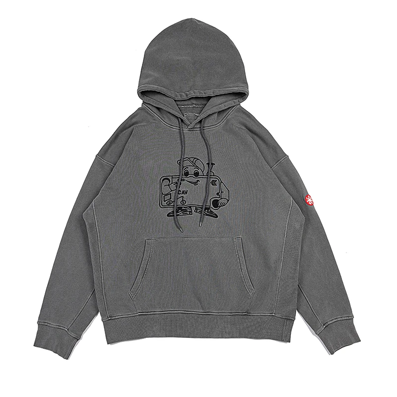 Autumn Winter Cavempt Cotton Sweatshirts Vintage Men Woman Casual Robot Pattern Pullove Hoodies