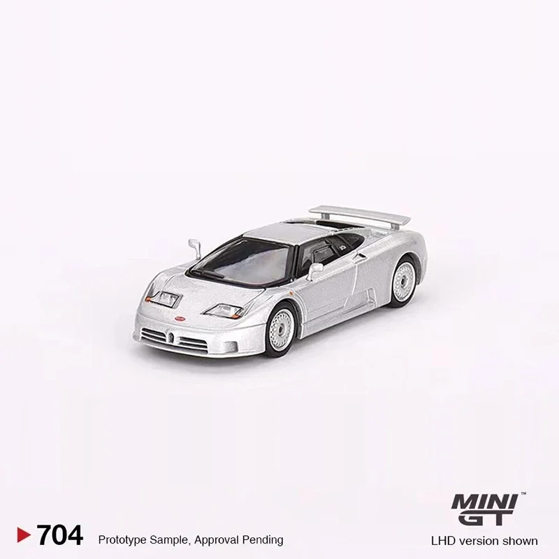 Minigt 1:64 Model Auto Eb110 Gt Grigio Chiaro Legering Gegoten Sportwagen #704