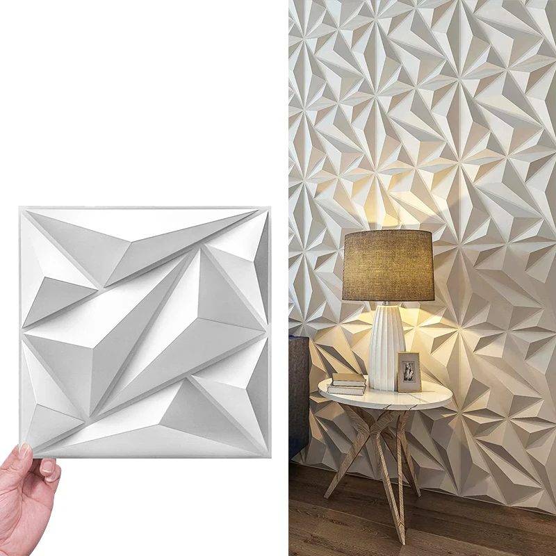 30x30cm wand renovierung 3D Stereo Wand Panel Diamant Nicht selbst-kleber fliesen 3D wand aufkleber wohnzimmer zimmer Badezimmer 3d wand papier