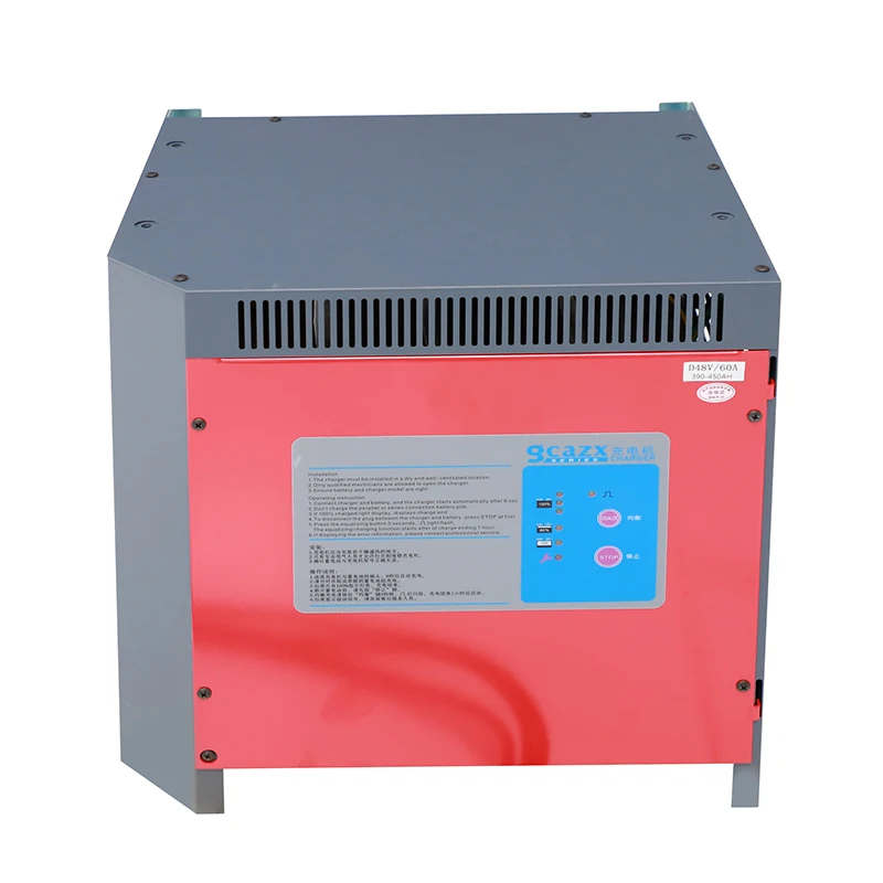 

Однофазное зарядное устройство 48 В, 60 А, 240 В для универсального вилочного погрузчика 2025 года, Walkie-штабелера, поддона с вилкой Anderson SB350