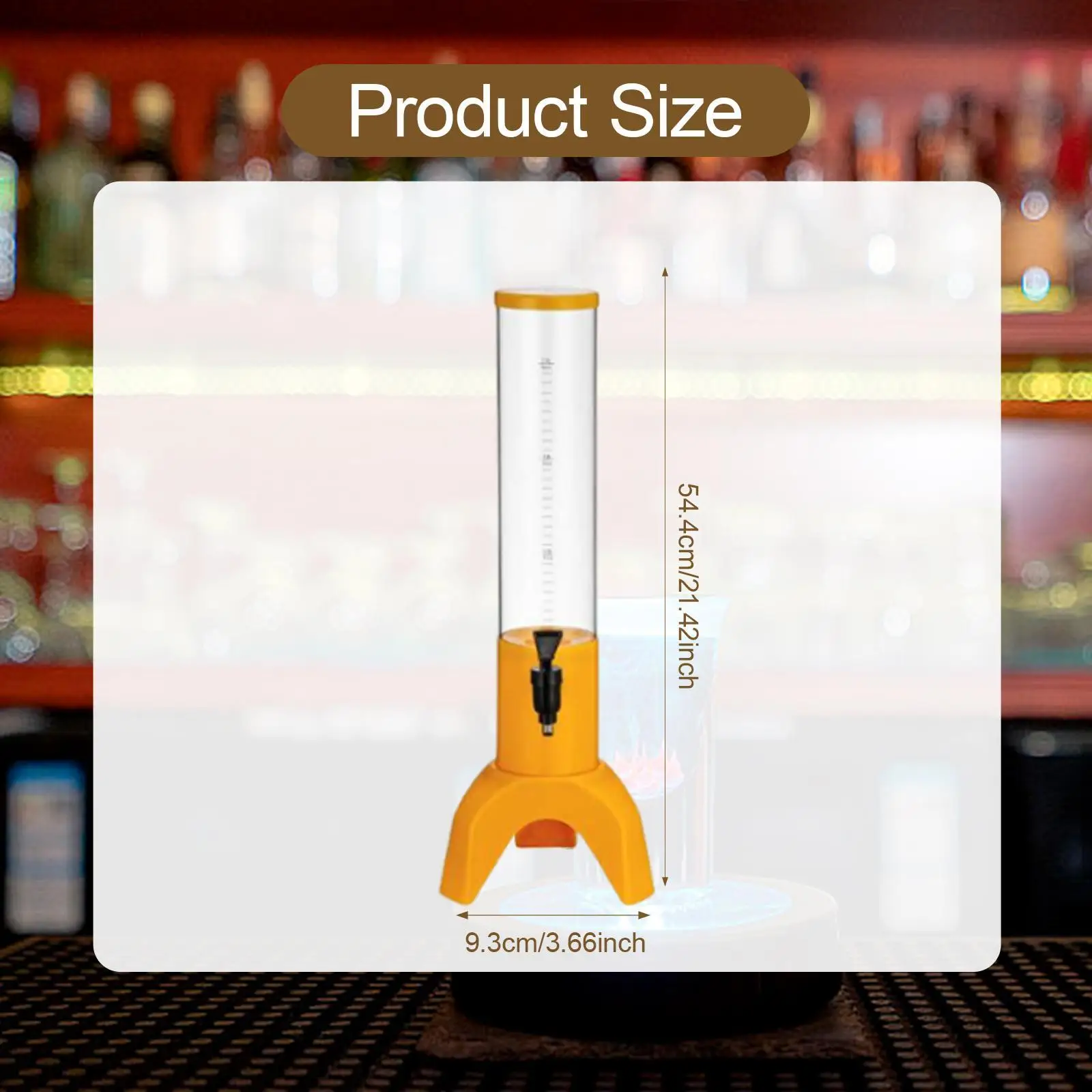 Easy Clean Drink Dispenser with Spigot 5 Liter Beer Beverage Dispenser for Pub Grilling Game Night