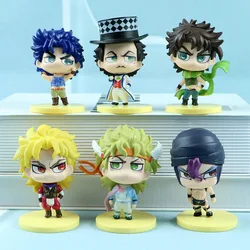 1Pcs Jojo's Bizarre Adventure Anime Doll Model Toy Cartoon Figures Q Version Twisted Egg Doll Model Ornaments Pvc Model Toys