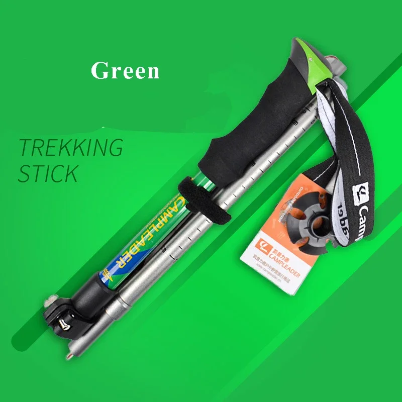 

Nature Hike Telescopic Stick Tourism Climbing Trekking Outdoor Accessories Ultralight Five Sections Walking Cane CA10