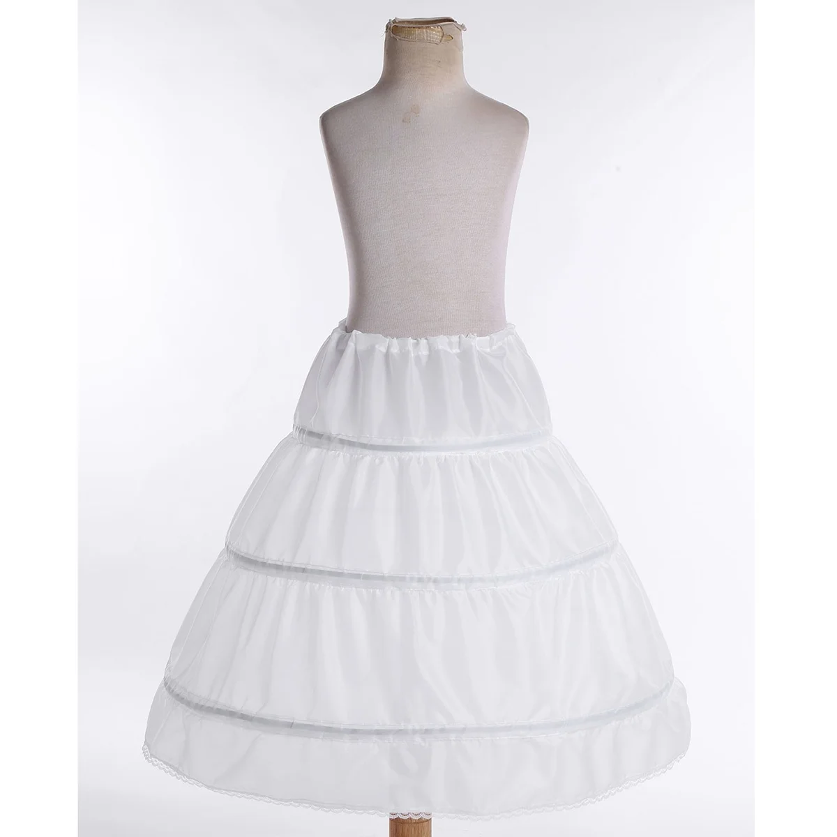 Bé Gái 3 Vòng Hoa Bé Gái Crinoline Petticoat Váy