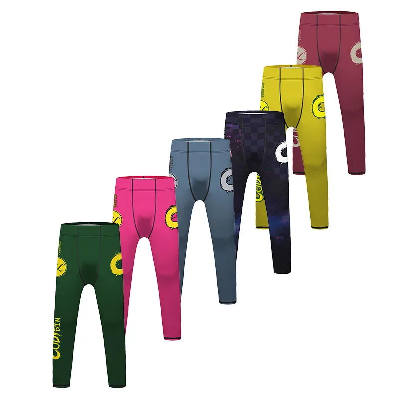 Children Sport Running Pants Kids MMA BJJ Training Pants Boys Basketball Exercise Grappling Boxing Leggings Muay Thai Trousers