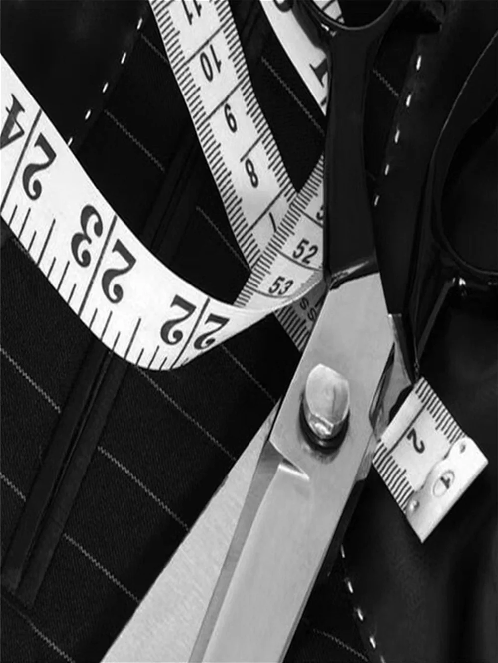 بدلة رجالية فاخرة 2 قطعة بدلة مخططة للرجال سترة وسراويل مجموعة مزدوجة الصدر كلاسيكية مقلمة سهرة للرجال حفلة عمل