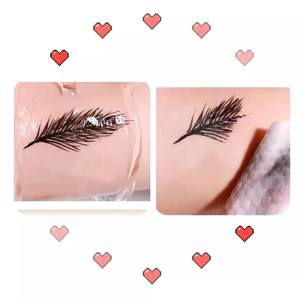 Eyeliners Indelible Feather 24 Hours Great Coverage and Fixation Defines Your Eyes Long Lasting Waterproof