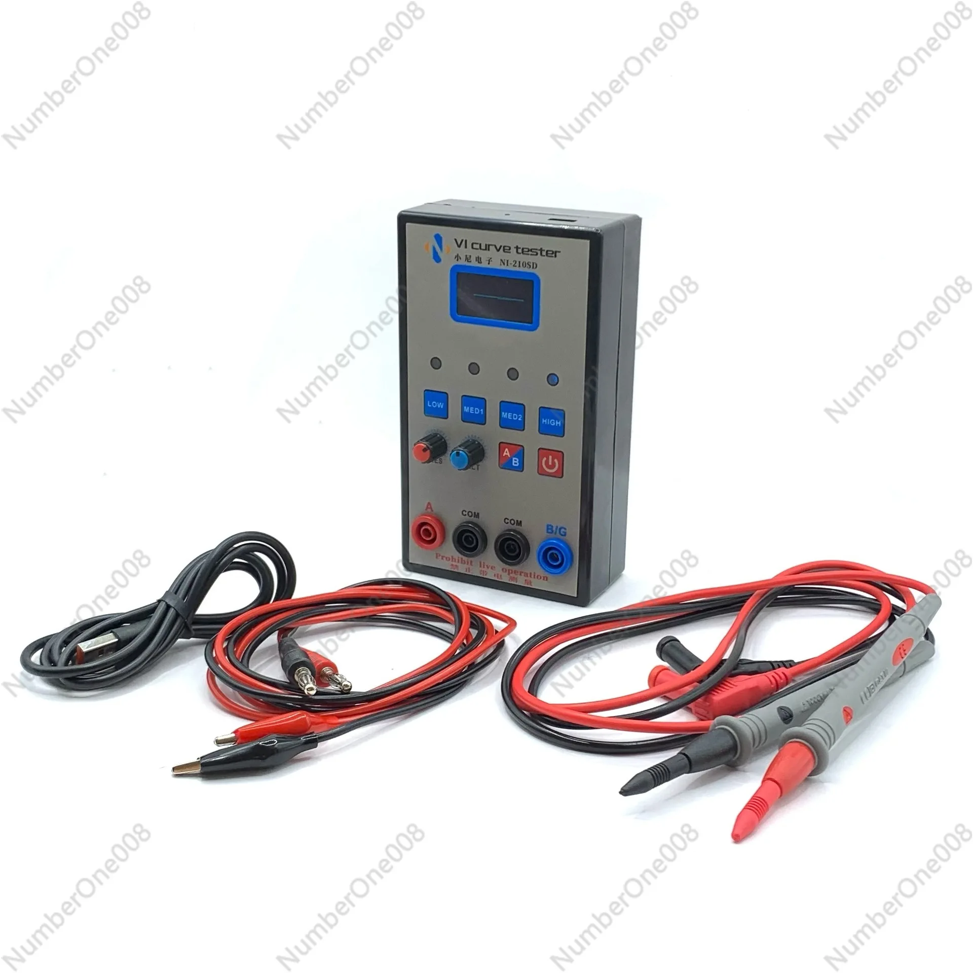 OLED Display 2-Channel Handheld VI Curve Tester ASA Circuit Board Online Maintenance Tester