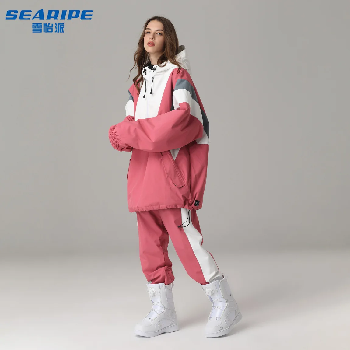 Searipe traje de nieve unisex – Chaqueta y pantalón impermeable cortavientos - imagen 4