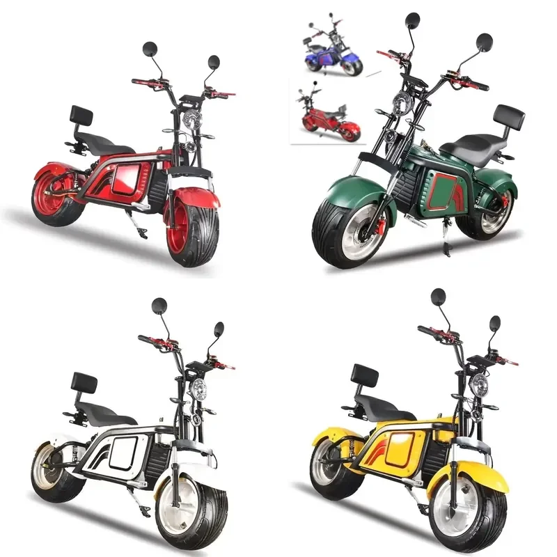 STROVAN 12inch Factory Price Chopper Model HULK 2000W 3000W 20AH 55AH Long Range Electric Scooters 2 Wheel Citycoco Adult