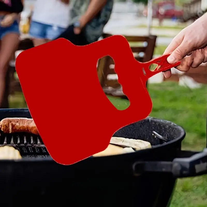 

Barbecue Fan BBQ Hand Crank Blower Tool Manual Combustion Support Outdoor Cooking Grill Hand Fan Flame Blower