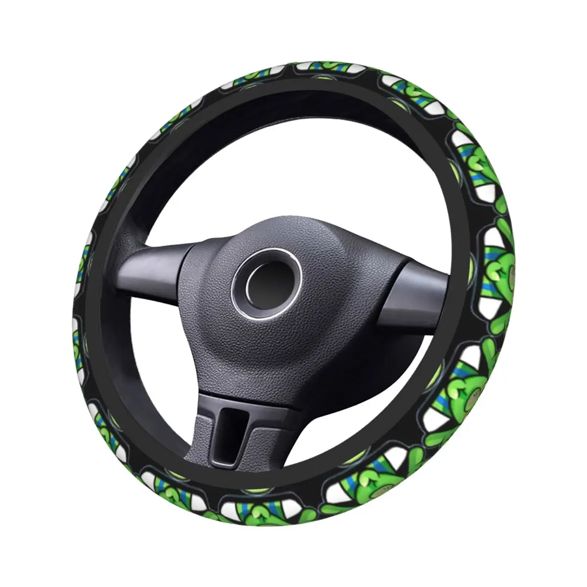 غطاء عجلة القيادة بدون حلقة داخلية Clashed Royales مخصص لتقوم بها بنفسك لوازم السيارات لعبة أغطية السيارات الناعمة جناح