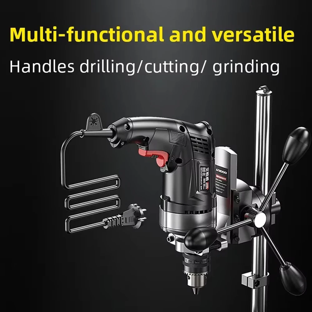 Adjustable Drill Stand for Electric Hand Drill Impact Drill Convert to Mini Bench Drill Press Bracket Home DIY Tool