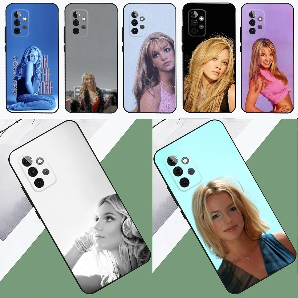 Singer B-Britney Spears  Phone Case For SamsungS24,23,22,21,S20 ,Pro10,S30Plus,S9,20lite Ultra Black Cover