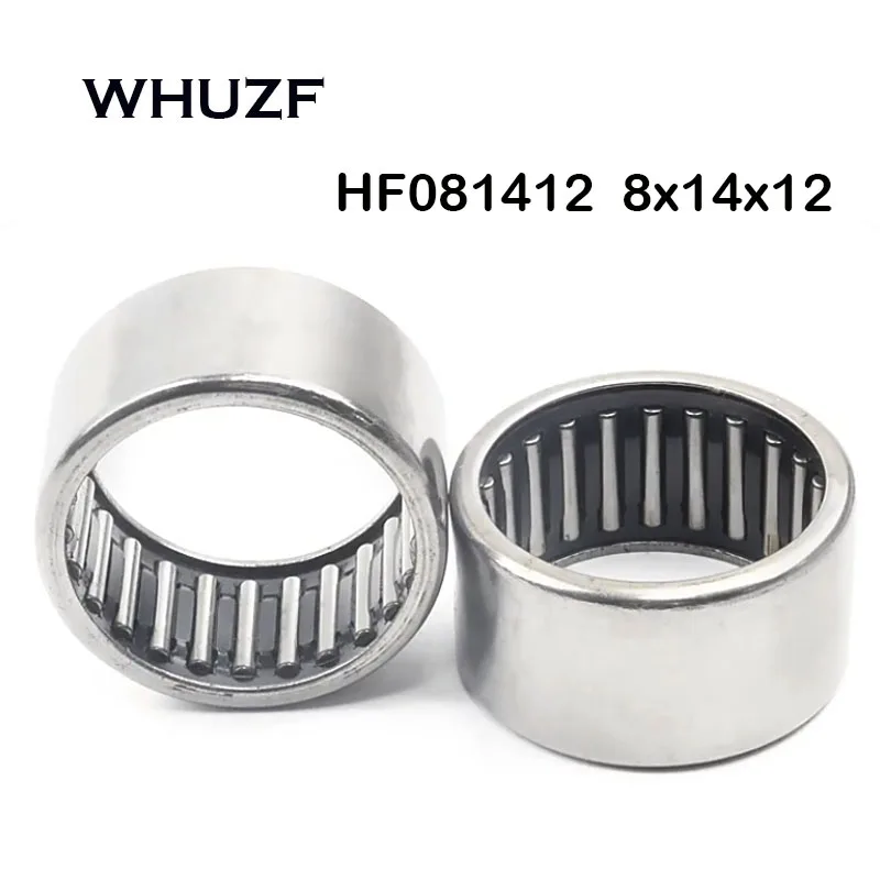 

HF081412 Needle Roller Bearing 8*14*12 mm ( 10 PCS ) Drawn Cup Single Way Needle Roller Clutch HF081412 One Way Roller Bearings