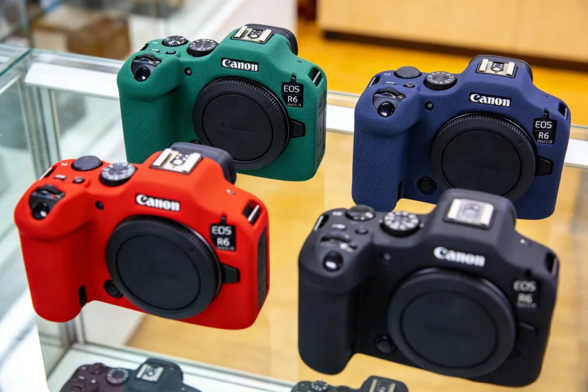 Silicone Case Rubber Camera Body Cover For Canon EOS R6 III 