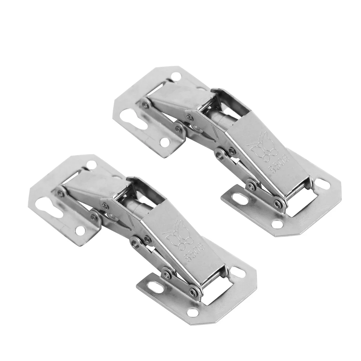 ETRT 2 pezzi armadio da cucina con chiusura ammortizzata armadio guardaroba cerniere e viti per porte da 90 gradi