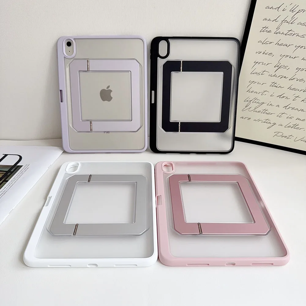 Shockproof Tablet Case for iPad 9th 10th 11th(A16) Gen Air 4/5/6/7/8 Mini 6/7 Pro 11 M5/M4 with Pen Slot Stand Protective Cover