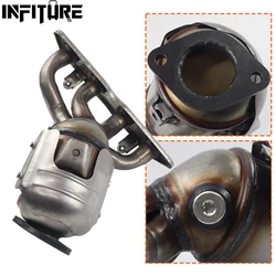 For Hyundai Accent 2012 2013 2014 2015 2016 2017 1.6L W/Gasket Exhaust Manifold Catalytic Converter Stainless Steel Ceramic