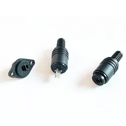 2 Pin DIN Speaker Wire Plug 2P Hifi Loudspeaker Cable Solder Connector Male Female Socket