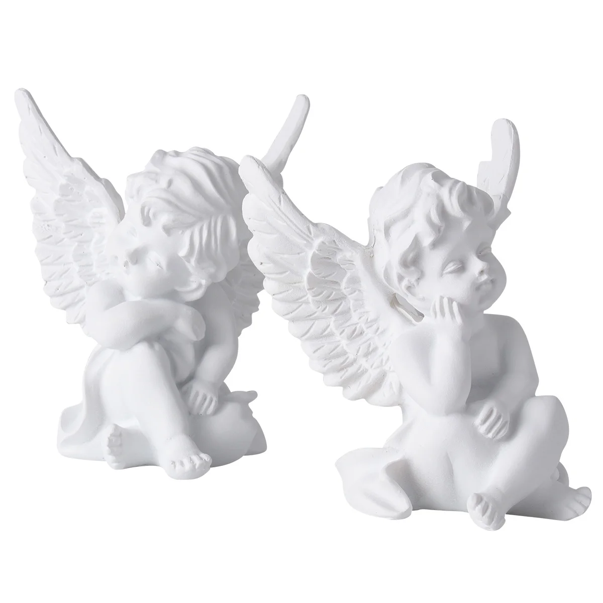 

Resin Angel Decor Craft Home Ornament Shaped Color Centerpieces for Table Living Room Bedroom Kids Office Space