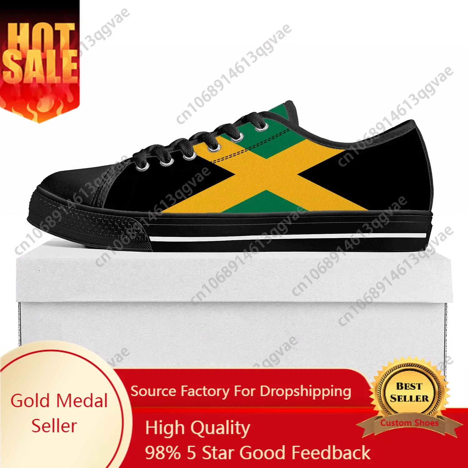 

Jamaican Flag Low Top High Quality Sneakers Mens Womens Teenager Canvas Sneaker Jamaica Prode Casual Couple Shoes Custom Shoe