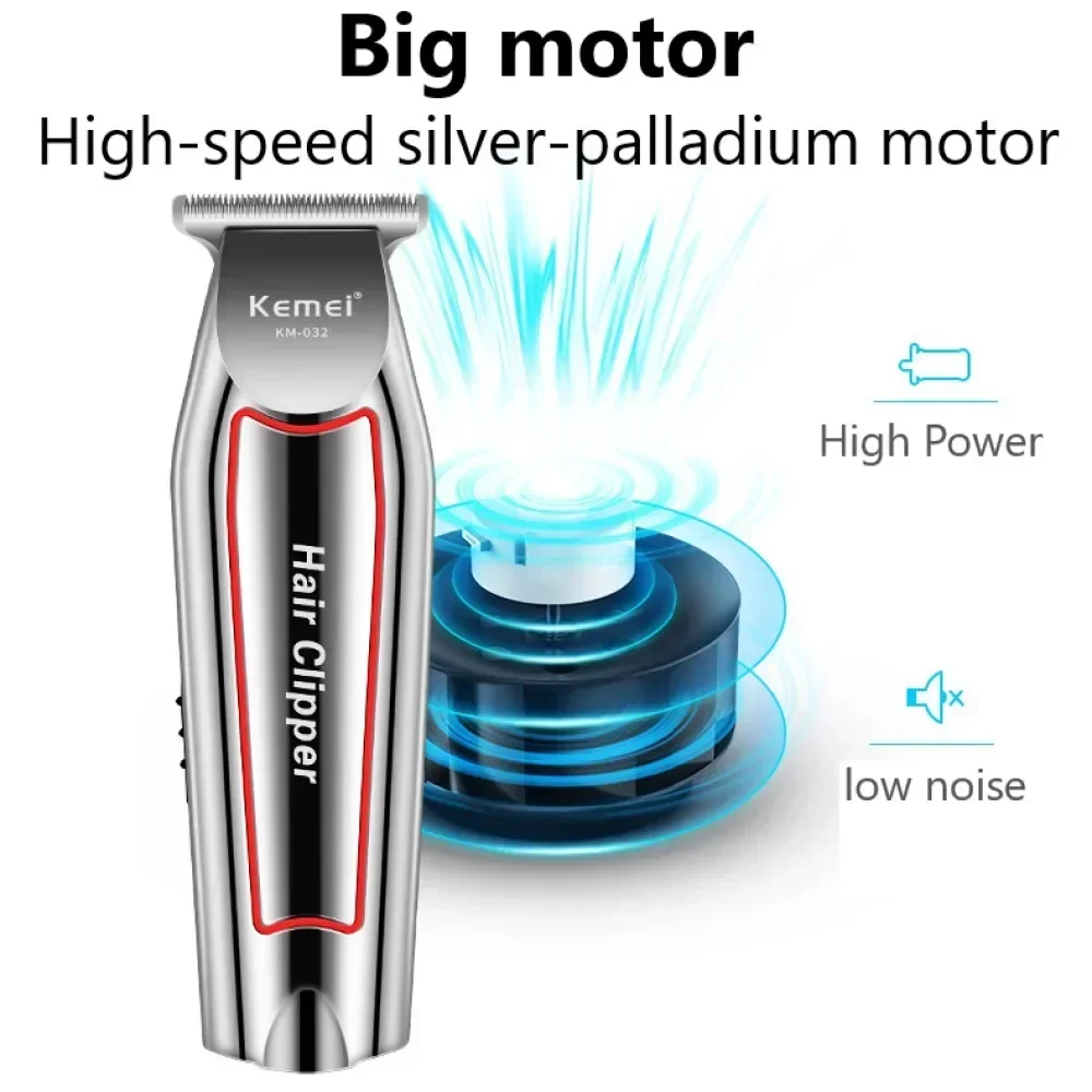 Kemei Professional Hair Trimmer Electric Beard Trimmer for Men Hair Clipper Hair Cutter Machine Haircut Grooming Kit KM-032 image 2
