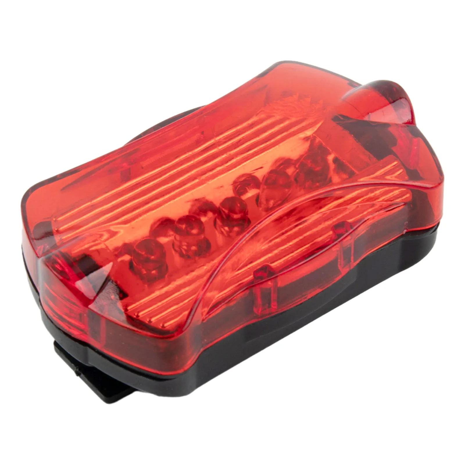 1pc Bicycle Tail Light Waterproof Rear Light For Road ​Bike Cycling Accessories Plastic Bike Tail Light