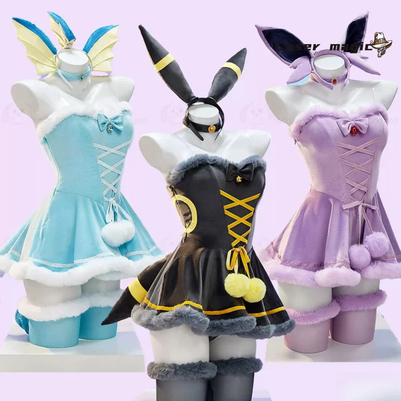 

Новый костюм для косплея Vaporeon Umbreon Sylveon для Хэллоуина, Рождественского фестиваля, вечеринки, повседневные модные ролевые костюмы