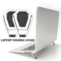 Foldable Laptop Stand Non-slip Base Bracket Support for Lenovo/Thinkpad Laptop Mini Cooling Folding Holder Feet