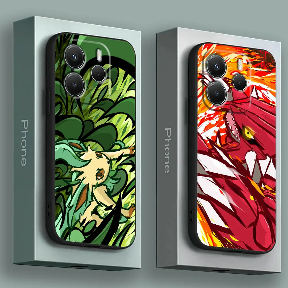 حافظة لهاتف Xiaomi Redmi 14C 12C 10C 13C Redmi Note 14 13 12 11 10 Pro Plus 5G 12S 9S غطاء ناعم من Leafeon Wiki Pokémons Gengar #1