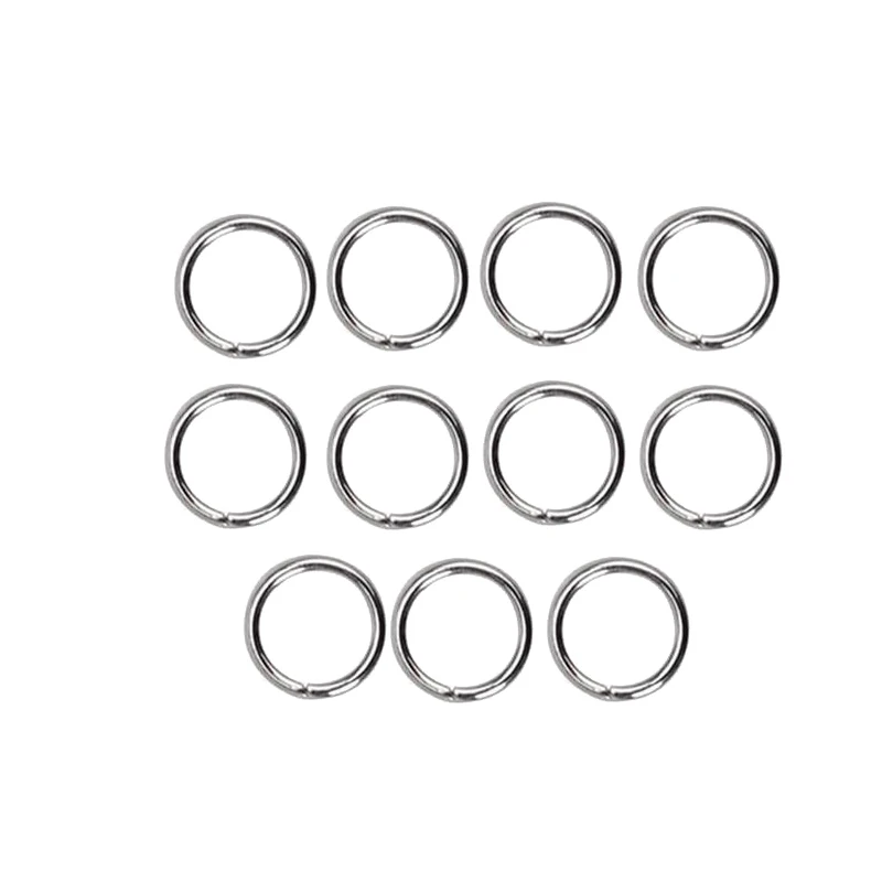 100 teile/los 3 4 5 6 7 8 9mm Jump Ringe 925 Split Ringe Anschlüsse Für Diy Schmuck Finden, der Zubehör Großhandel Liefert