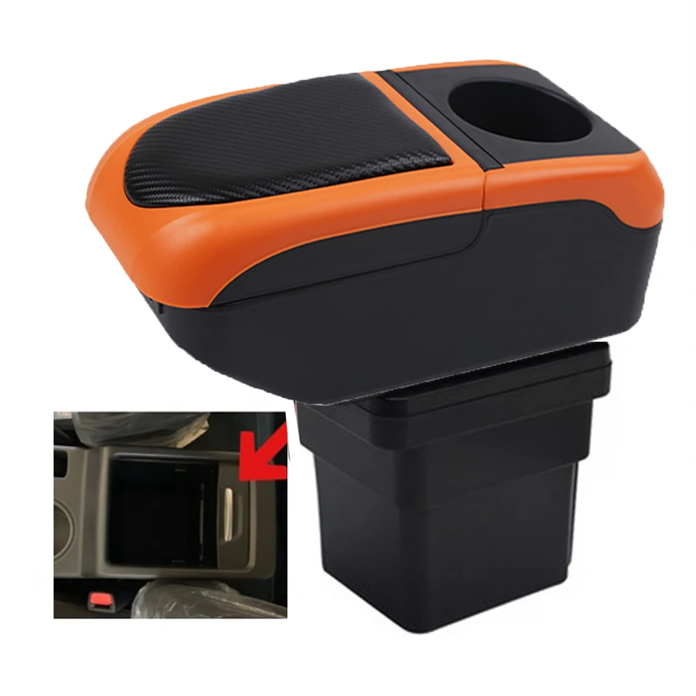 For Mitsubishi Xpander Armrest Box Arm Elbow Rest Center Console Storage Case with Cup Holder USB Port