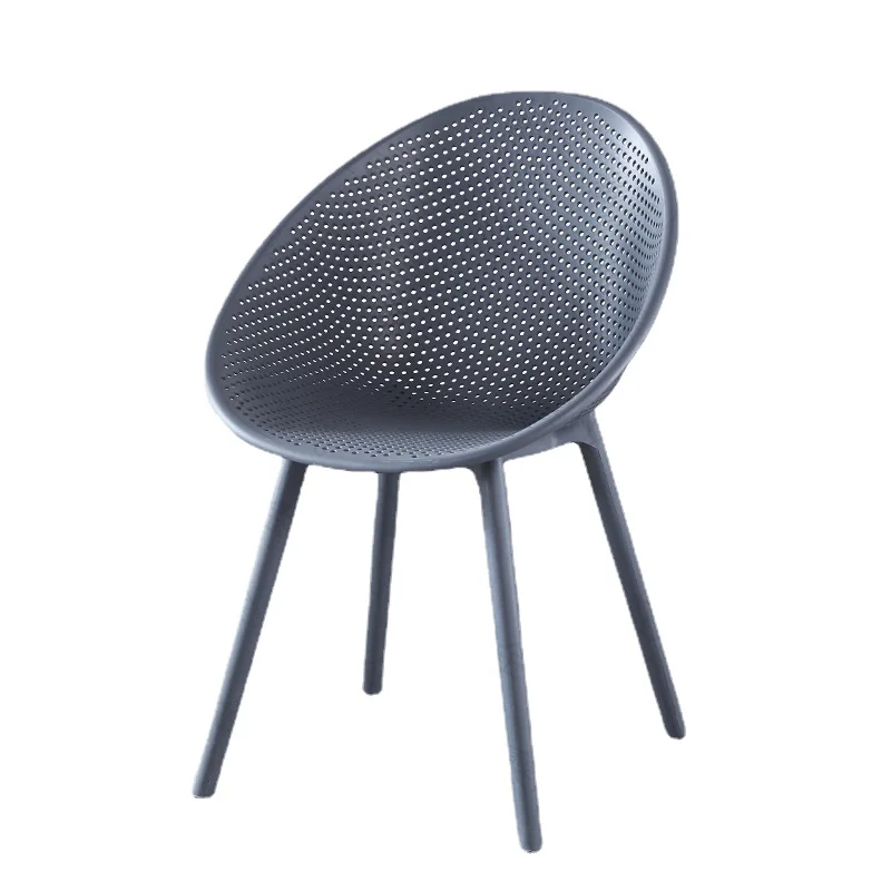 Yy Nordic Home Dining Chair Modern Minimalist Stool Leisure Negotiation Thickened Plastic Chair