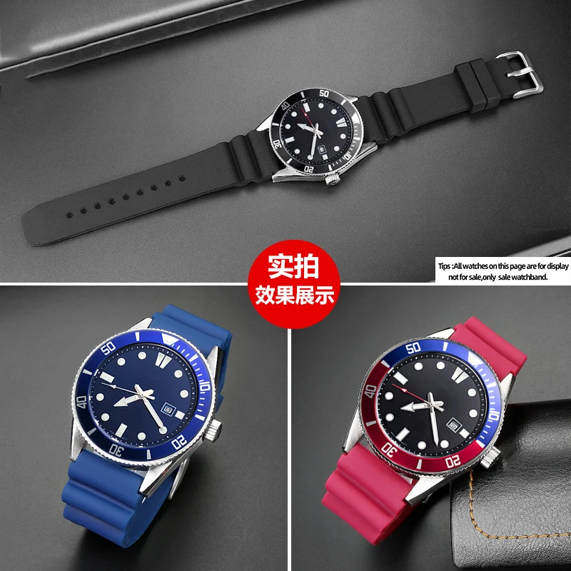 حزام ساعة من هلام السيليكا لكاسيو ، حزام ساعة ، مفصل مستقيم ، سوار ساعة مطاطي ، من من المطاط ، من 22 من من من من هلام السيليكا