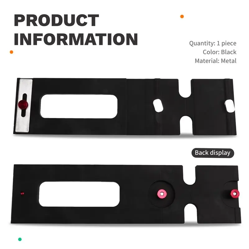 【GIFT】1410 Track Saw Guide Right Angle Positioning Plate Woodworking Electric Circular Saw Track Ruler