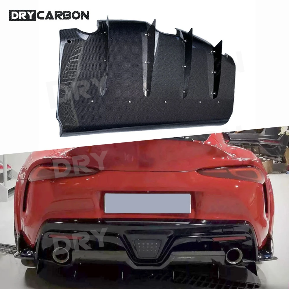 

Карбоновые обвесы, задний диффузор, спойлер на бампер, аксессуары, сплиттеры на бампер из FRP для Toyota Supra A90 2019+