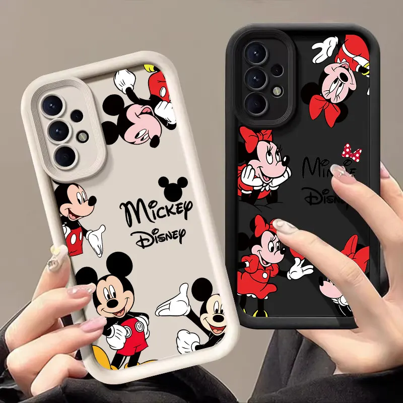 

Case For Samsung Galaxy A57 A56 5G A37 A36 A17 A07 A26 A16 A06 A55 A52 A14 A73 A34 Soft Silicon Cover Mickey Minnie Mouse Stitch