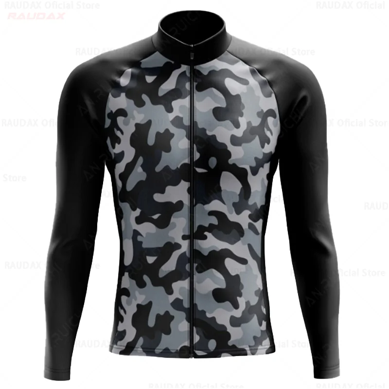 Long Sleeved Cycling Jerseys Men Mountain Bike Wear Spring Autumn Cycling Clothing Long Bicycle Cycling Breathable Ropa Ciclismo