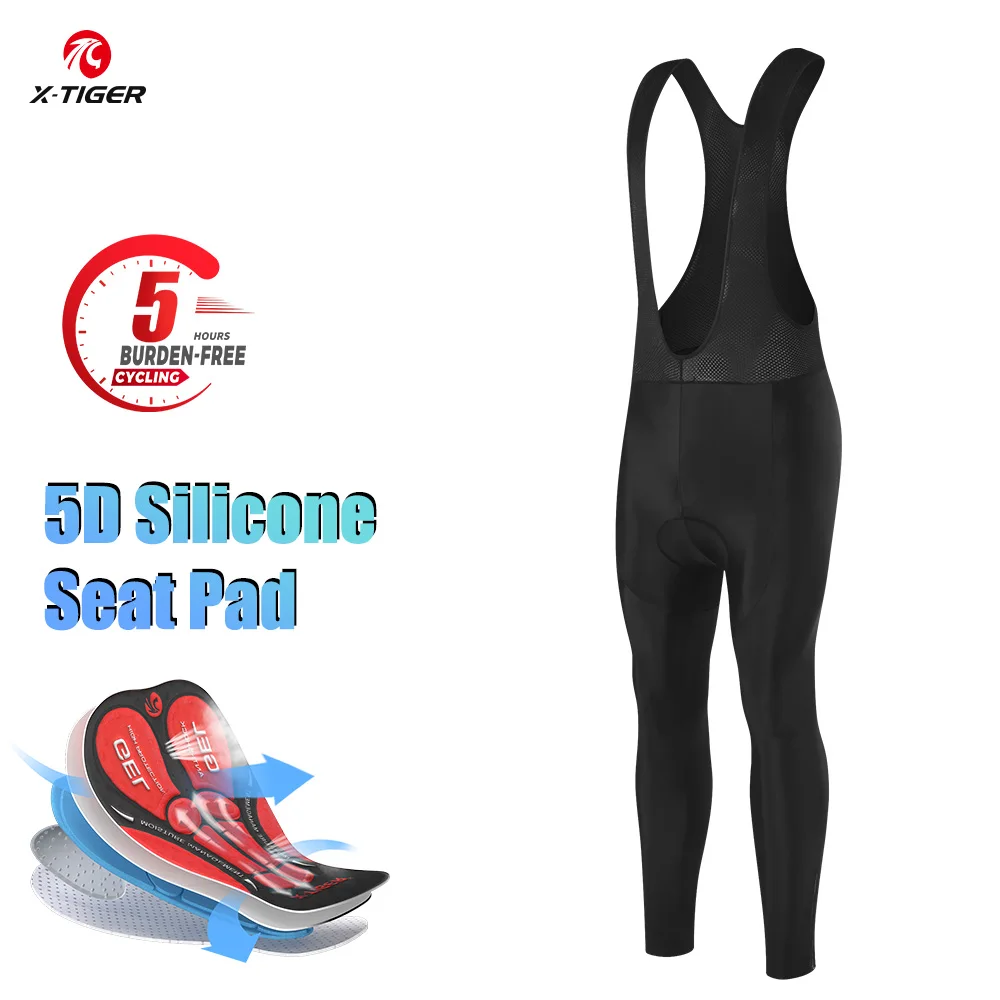 AliExpress X-TIGER X-Tiger Cycling Bibs Pants Men's cycling pants 5D Gel Padding Competition cycling trousers Breathable MBT Biking sports tights