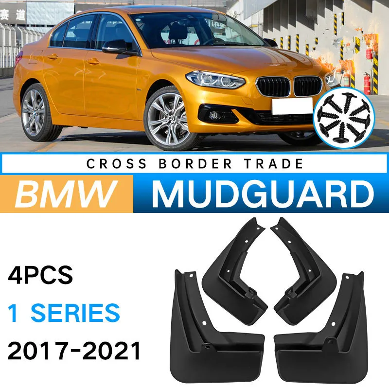 

4pcs Car Fender Front Rear Mudflaps Mud Flaps Original Model Replacement For BMW 1 series F40 2017-2021 Auto Accessories