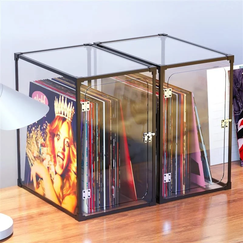 

Классический ретро-бокс для хранения виниловых пластинок, подставка для старых пластинок, органайзер для дома, полка для виниловых LP-дисков