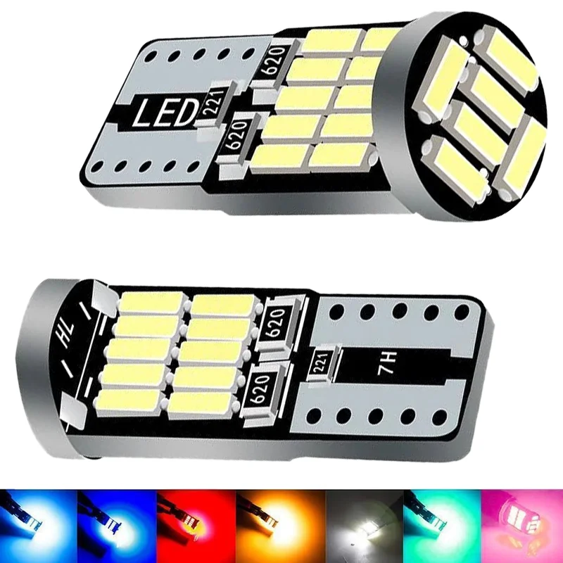 

2Pcs T10 W5W 194 501 Led No Error Car Interior Light Best-selling SMD 4014 Chip Instrument Lights Signal Lamp Auto Accessories