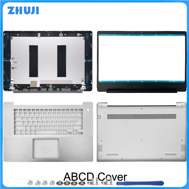 

Replace Cover For Inspiron 15 5580 5585 5588 LCD Back Top Cover Front Bezel Palmrest Upper Bottom Case Rear Lid Silver