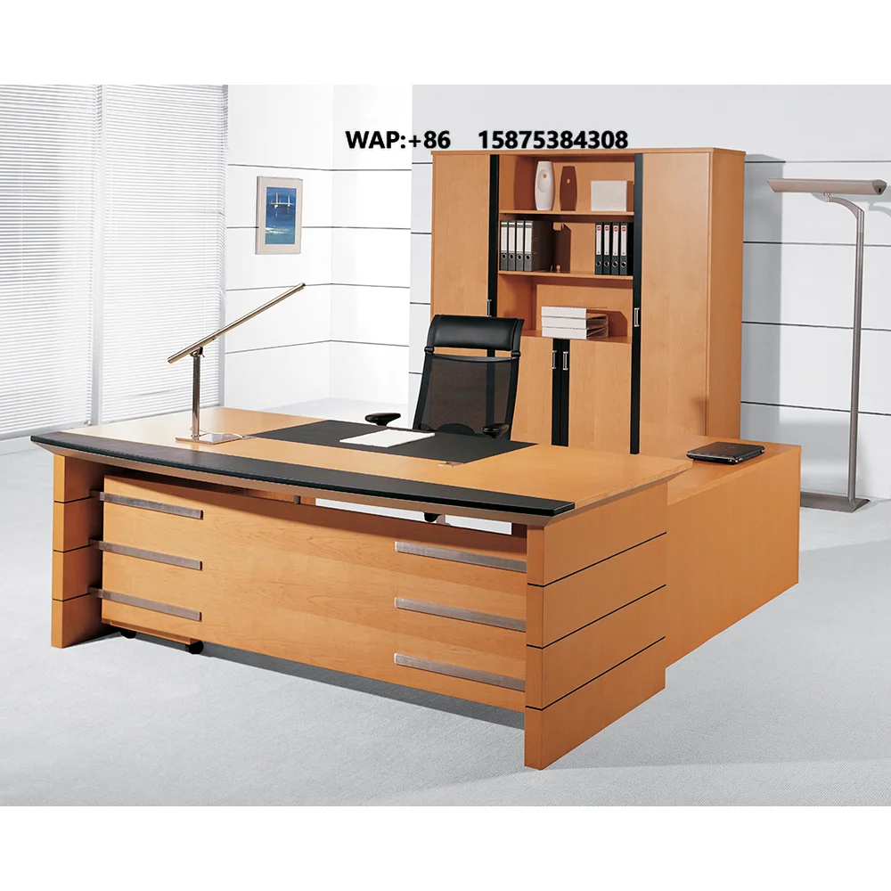 Office Furniture Kl - Meja Komputer Eksekutif Kayu KL-T817 2026