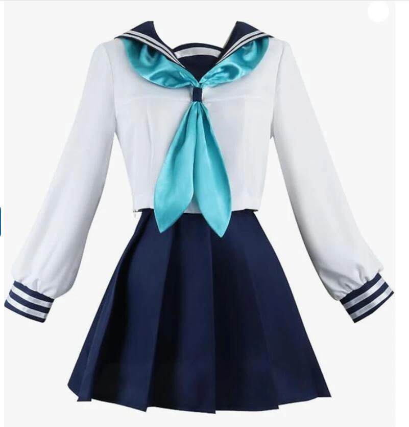 Anime damska marynarz pokojówka kostium Cosplay Noko Shikanoko garnitur mundurek szkolny strój na Halloween