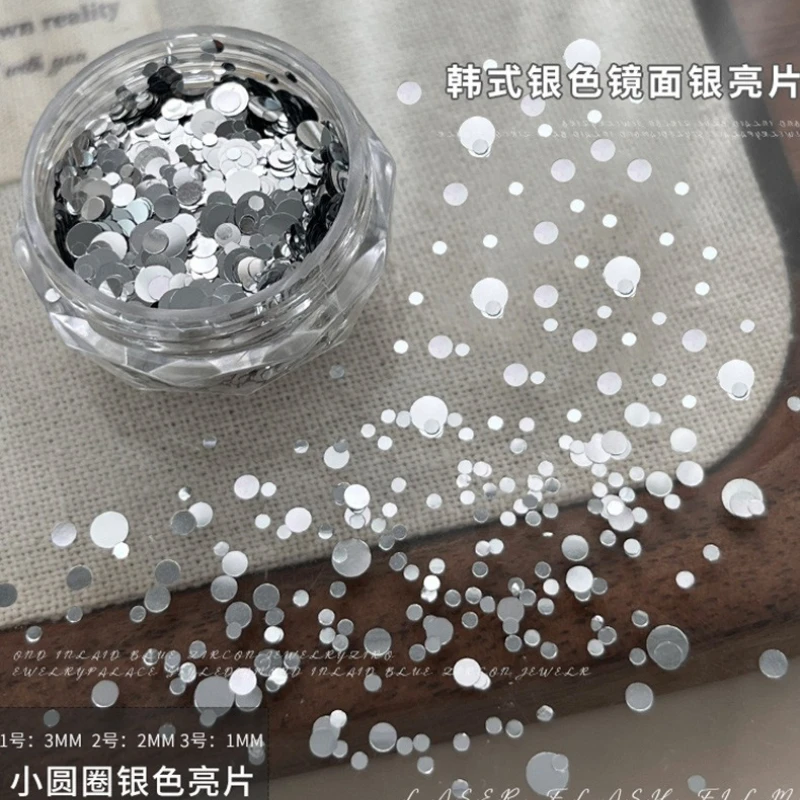 Geometrisch Hart Ronde Ster Nail Art Glitter Poeder Pailletten Aurora Magische Spiegel Poeder Ultradunne Glanzende Accessoires Decoratie Tool